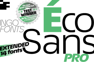 Éco Sans Pro Extended Typeface